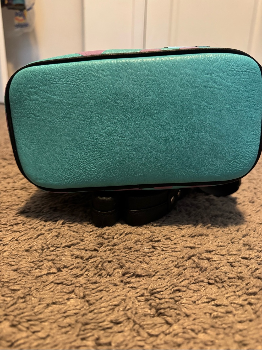 NWT Loungefly Disney Pixar Sulley Mini Backpack - Teal & Purple - Picture 8 of 8
